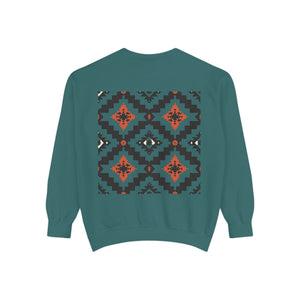 Aven Lore Heritage Geometric Pattern Sweatshirt