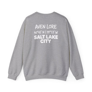 Salt Lake City Coordinates Crewneck Sweatshirt — Aven Lore