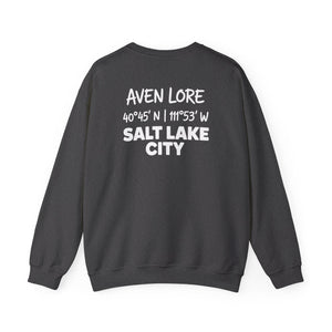 Salt Lake City Coordinates Crewneck Sweatshirt — Aven Lore