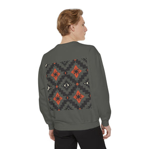 Aven Lore Heritage Geometric Pattern Sweatshirt
