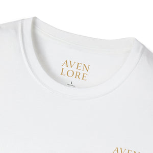 Floral Crest T-Shirt — Vintage Rose Back Print
