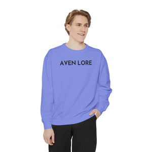 Aven Lore Sweatshirt — Minimalist Text Crewneck Pullover