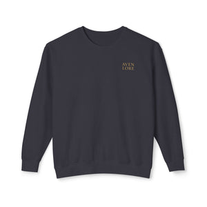 Sculpture Collage Crewneck Sweatshirt — Minimal Art Bust Graphic