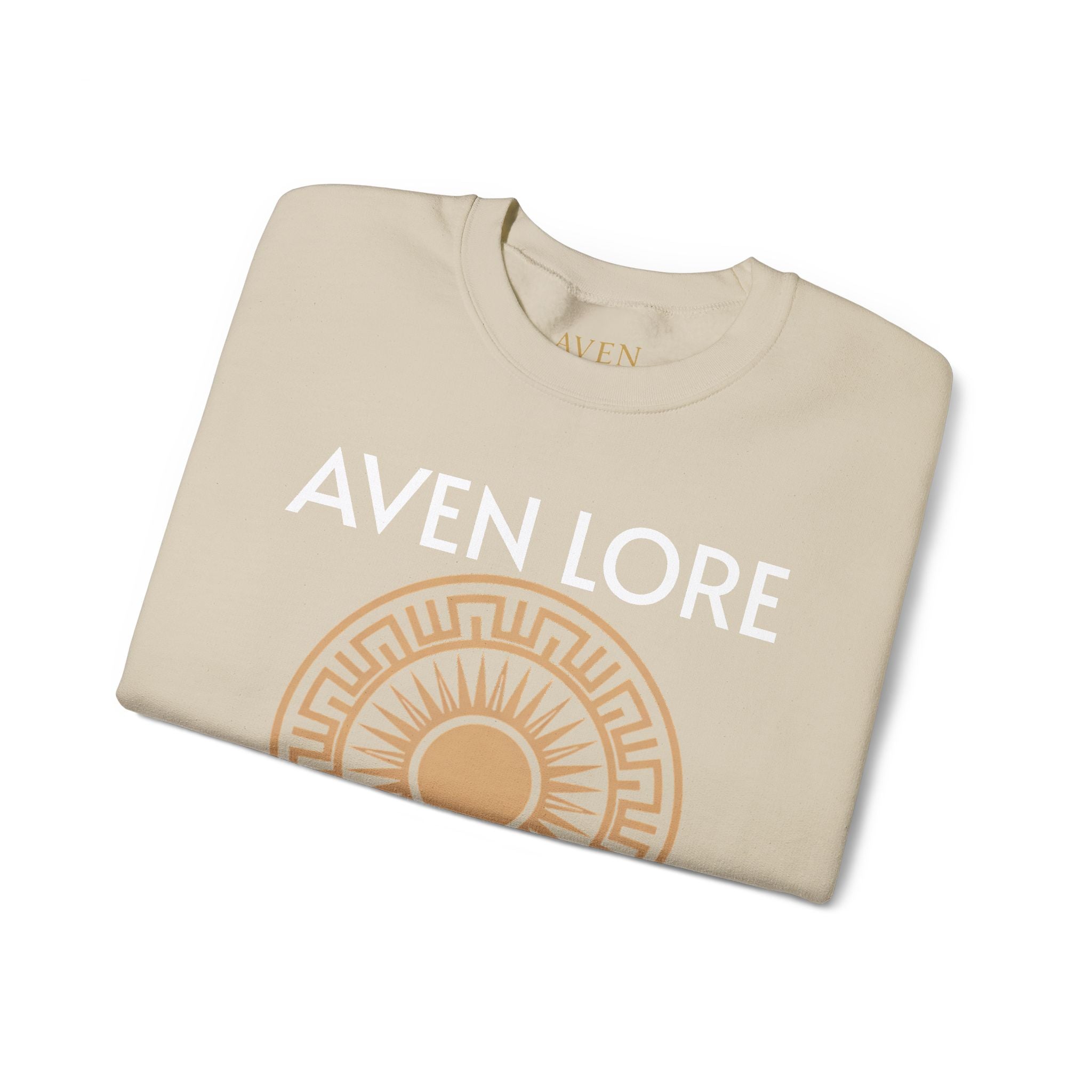 Aven Lore Sweatshirt — Mythic Sun Emblem Crewneck