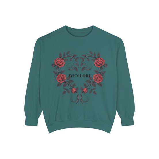 Aven Lore Rose Heart Sweatshirt
