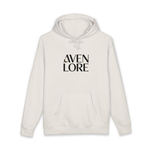 Aven Lore Hoodie — Minimal Brand Logo Hoodie with Abstract Organic Back Print
