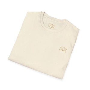 Floral Crest T-Shirt — Vintage Rose Back Print