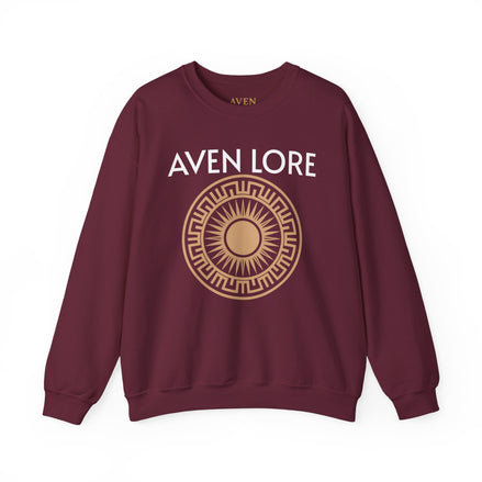 Aven Lore Sweatshirt — Mythic Sun Emblem Crewneck
