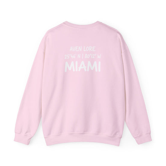 Crewneck Sweatshirt — 'Aven Lore Miami' Coordinates Pullover