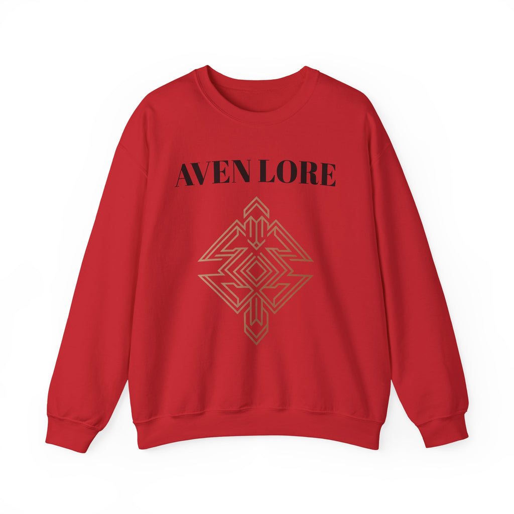 Crewneck Sweatshirt — Aven Lore Geometric Logo Pullover