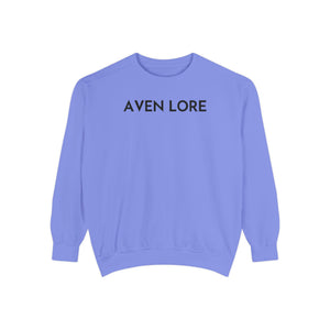 Aven Lore Sweatshirt — Minimalist Text Crewneck Pullover