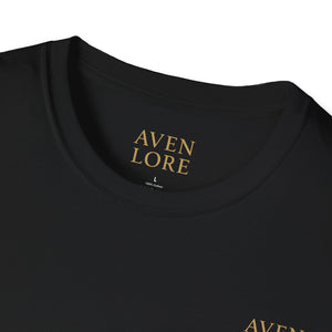 Floral Crest T-Shirt — Vintage Rose Back Print