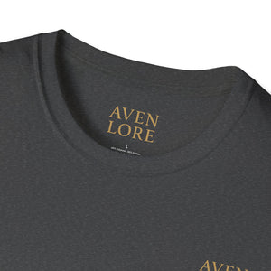 Floral Crest T-Shirt — Vintage Rose Back Print