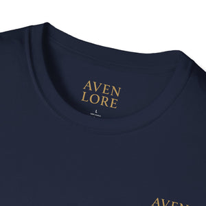 Floral Crest T-Shirt — Vintage Rose Back Print