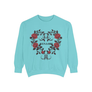 Aven Lore Rose Heart Sweatshirt