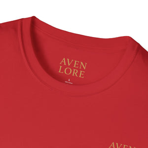 Floral Crest T-Shirt — Vintage Rose Back Print
