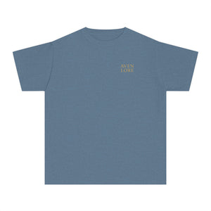 Youth Acorn Graphic Tee — Aven Lore Chest Logo