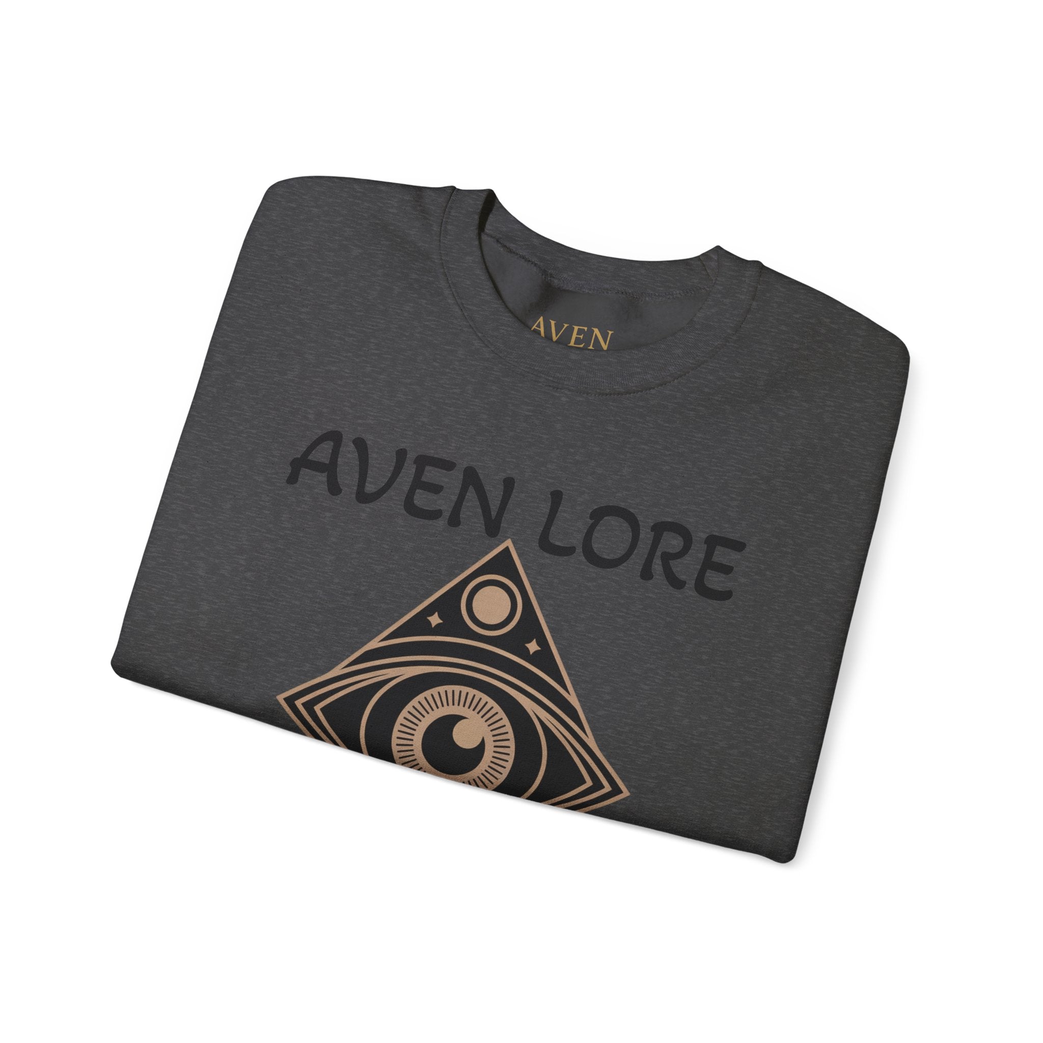 Aven Lore Crewneck Sweatshirt — Mystical Eye Graphic Pullover