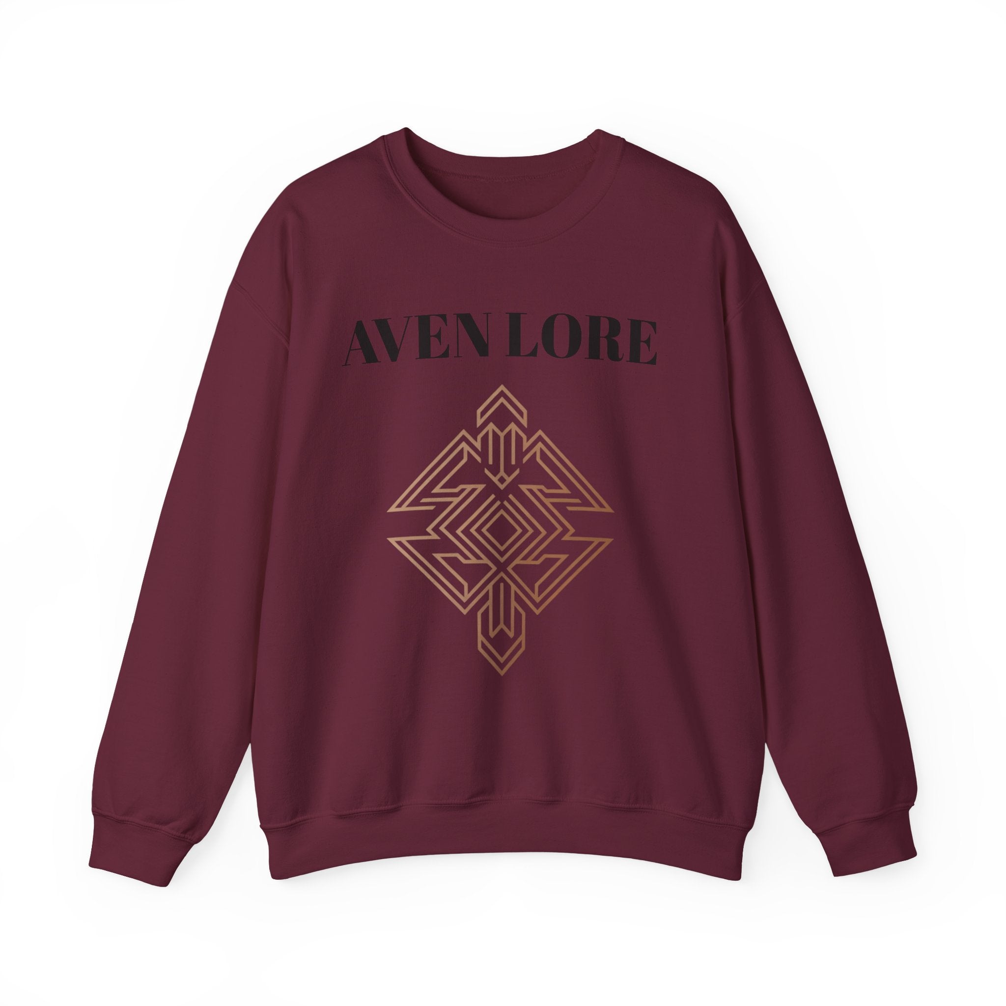 Crewneck Sweatshirt — Aven Lore Geometric Logo Pullover