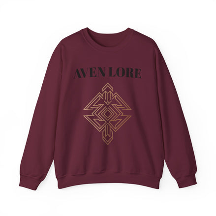Crewneck Sweatshirt — Aven Lore Geometric Logo Pullover