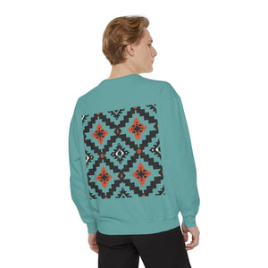 Aven Lore Heritage Geometric Pattern Sweatshirt