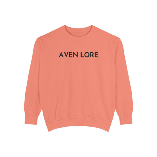 Espresso Graphic Sweatshirt — "AVEN LORE" Coffee Cup & Moka Pot Pullover