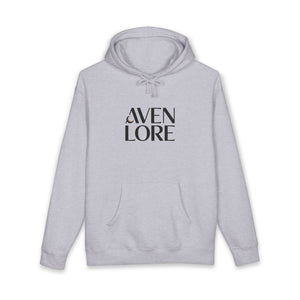 Aven Lore Hoodie — Minimal Brand Logo Hoodie with Abstract Organic Back Print