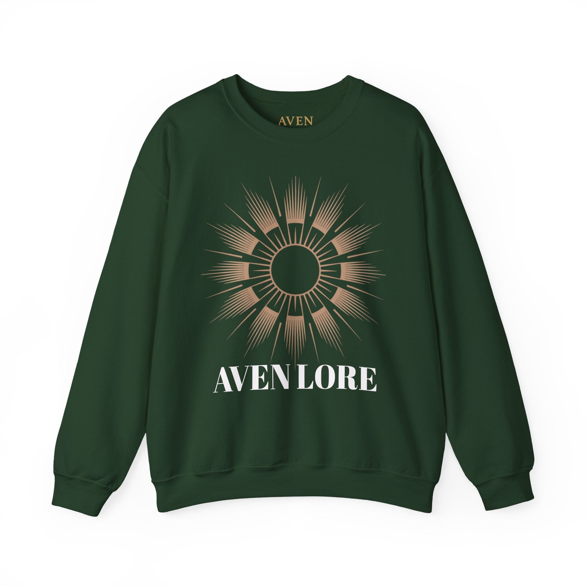 Crewneck Sweatshirt — Aven Lore Sunburst Logo Crewneck