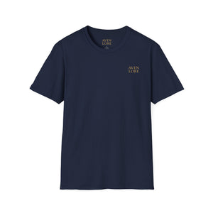 Floral Crest T-Shirt — Vintage Rose Back Print