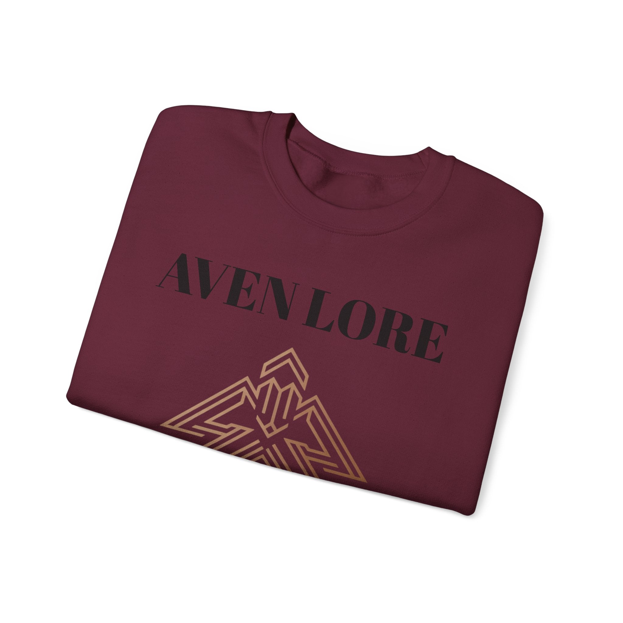 Crewneck Sweatshirt — Aven Lore Geometric Logo Pullover