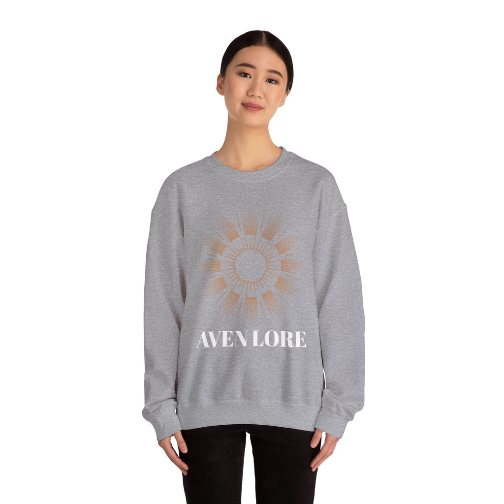 Crewneck Sweatshirt — Aven Lore Sunburst Logo Crewneck