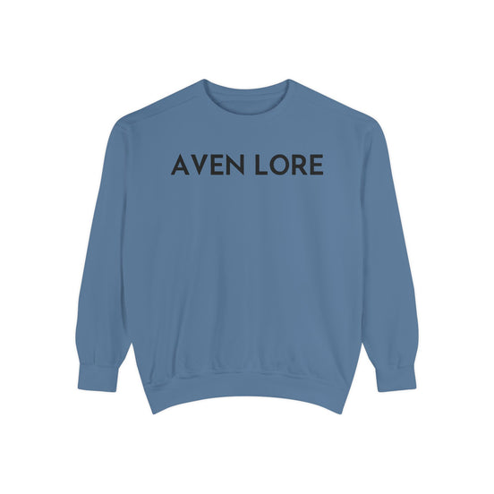 Aven Lore Sweatshirt — Vintage Red Rose Back Print Crewneck