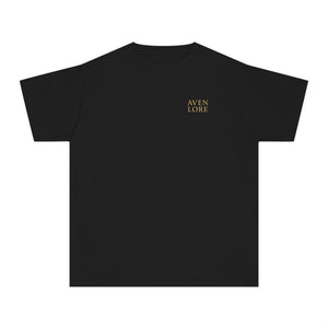 Youth Acorn Graphic Tee — Aven Lore Chest Logo