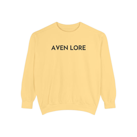 Espresso Graphic Sweatshirt — "AVEN LORE" Coffee Cup & Moka Pot Pullover