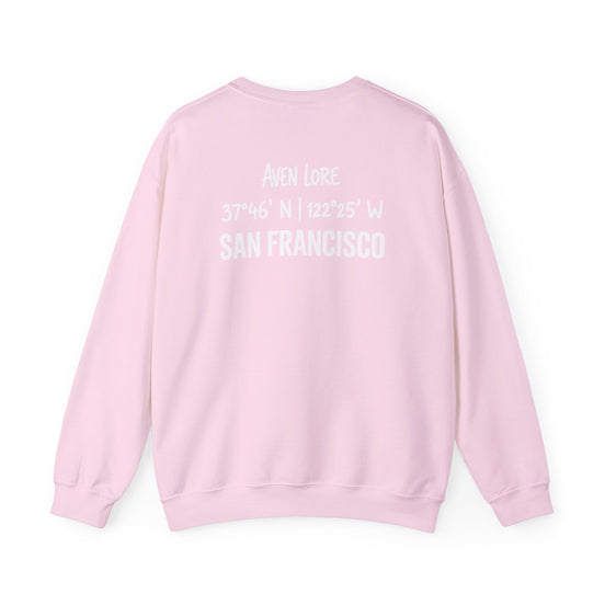 San Francisco Coordinates Crewneck Sweatshirt — Aven Lore City Skyline Pullover