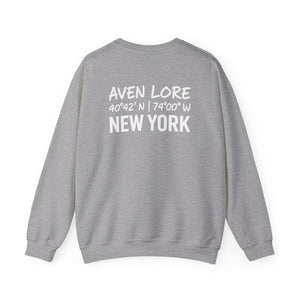 Crewneck Sweatshirt — Aven Lore New York Coordinates Crew