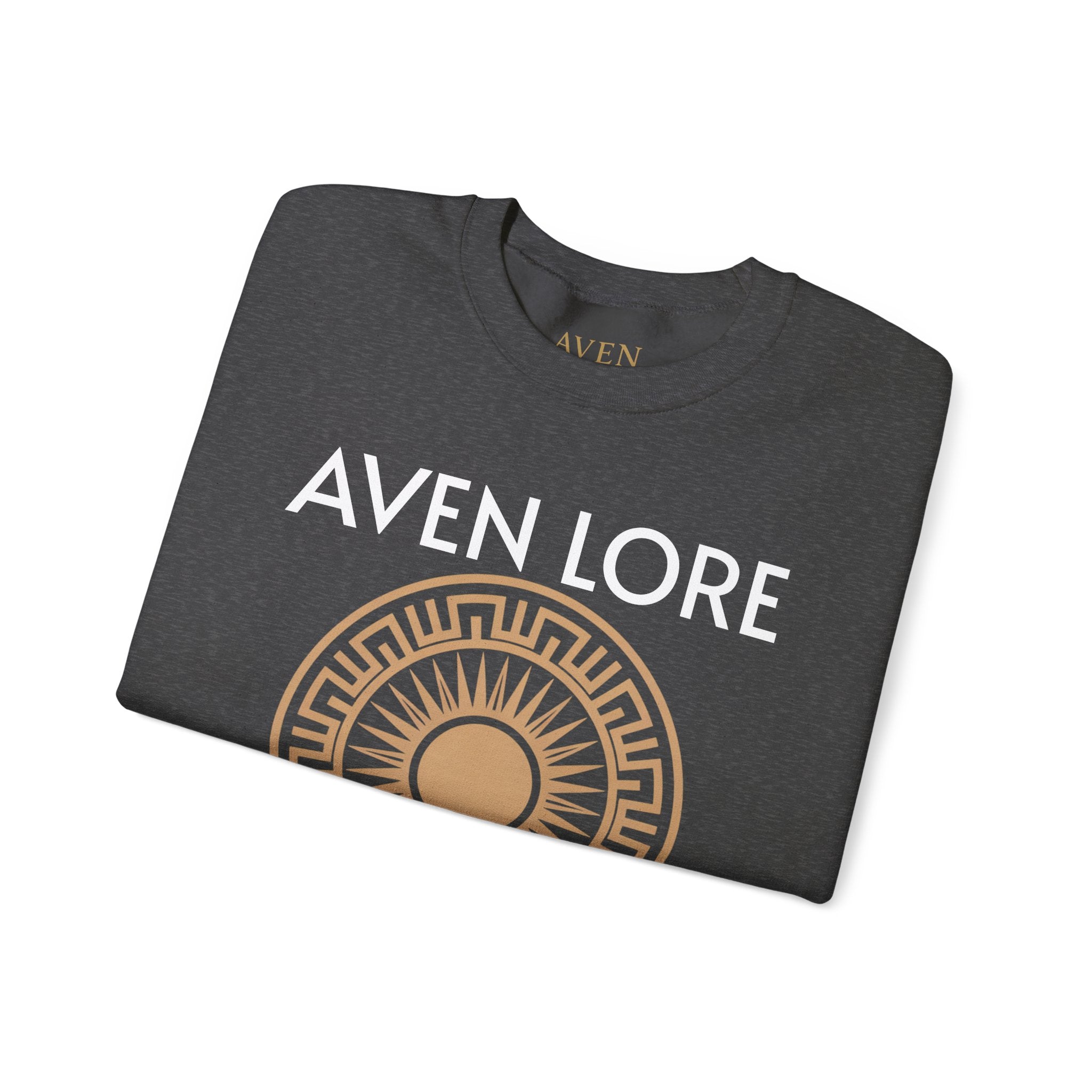 Aven Lore Sweatshirt — Mythic Sun Emblem Crewneck
