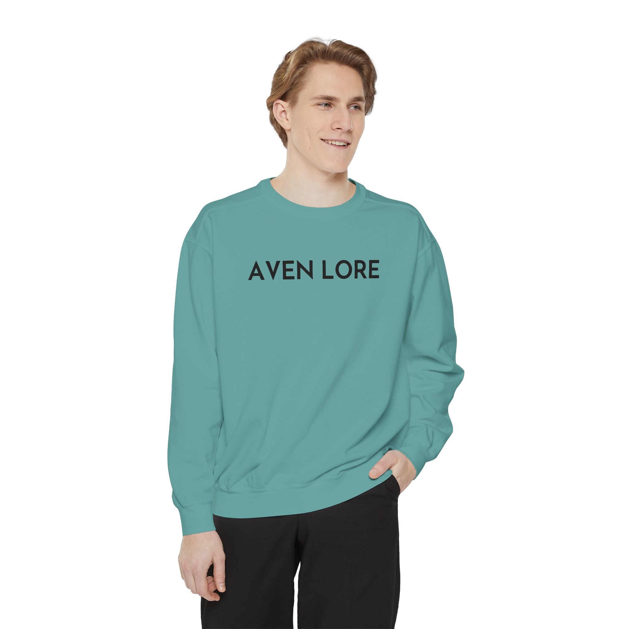 Americano Coffee Sweatshirt — 'Aven Lore' Cozy Barista Crewneck