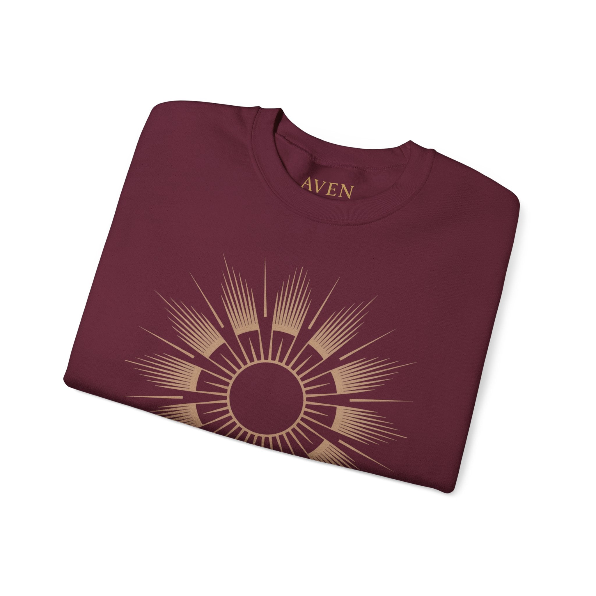 Crewneck Sweatshirt — Aven Lore Sunburst Logo Crewneck