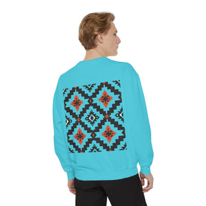 Aven Lore Heritage Geometric Pattern Sweatshirt