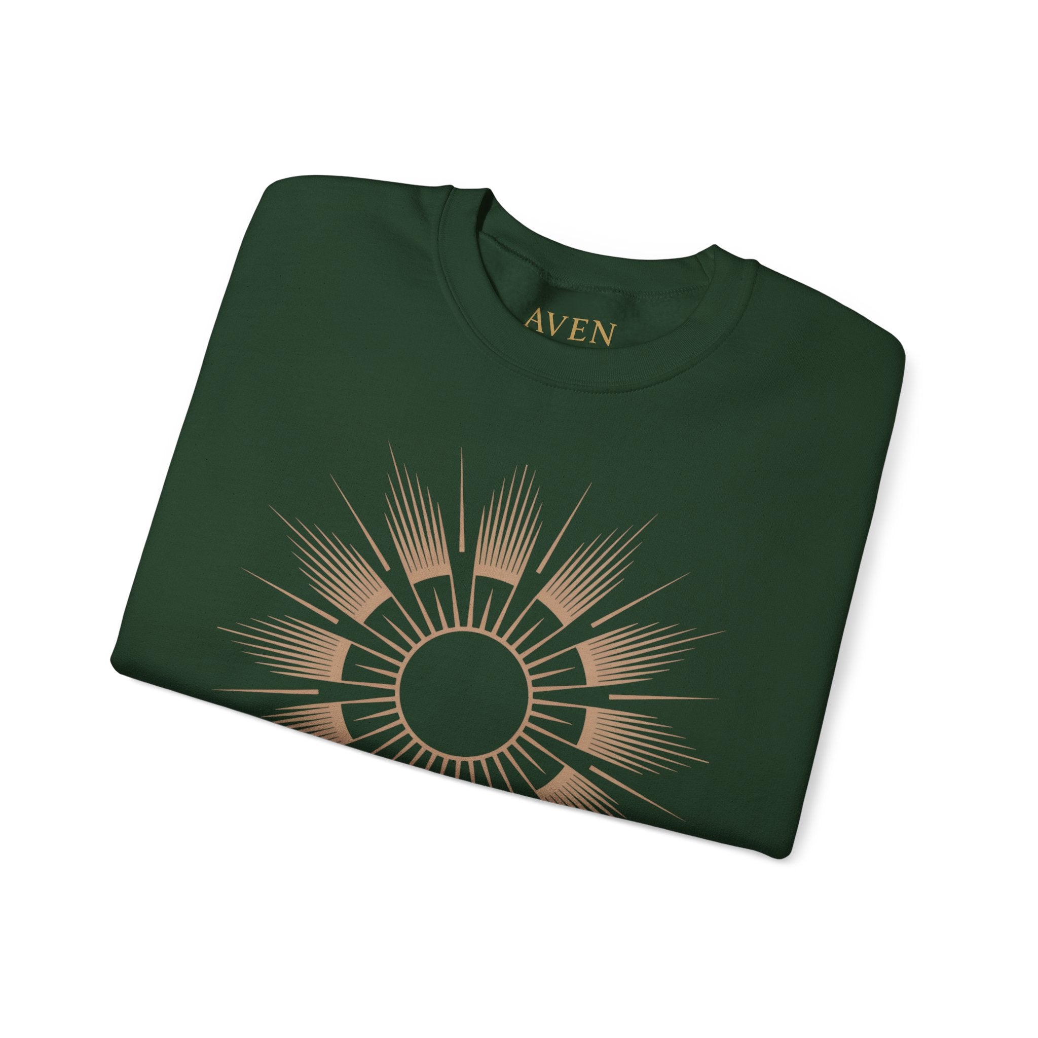 Crewneck Sweatshirt — Aven Lore Sunburst Logo Crewneck