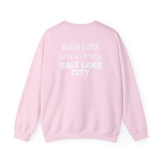 Salt Lake City Coordinates Crewneck Sweatshirt — Aven Lore