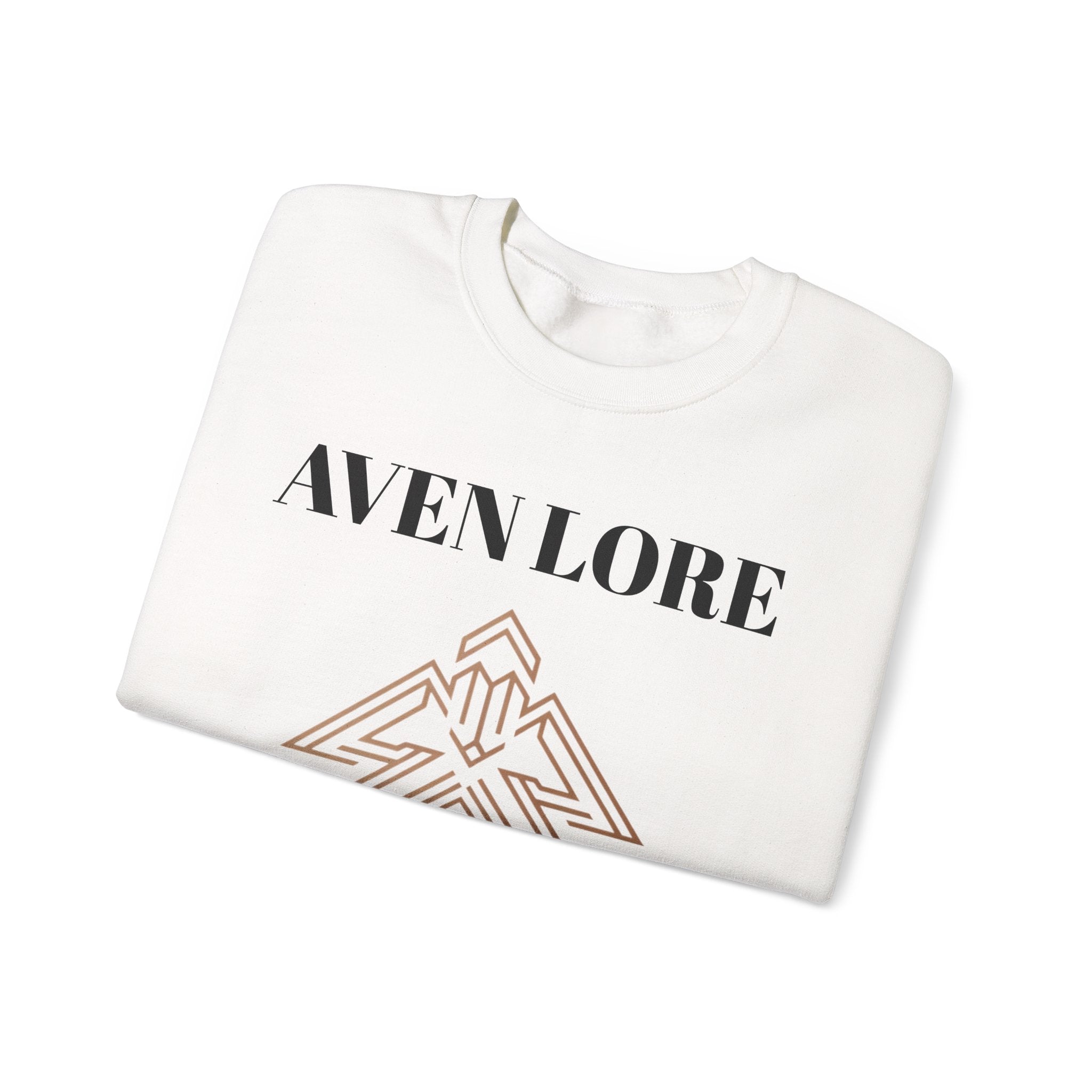 Crewneck Sweatshirt — Aven Lore Geometric Logo Pullover