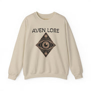 Aven Lore Crewneck Sweatshirt — Mystical Eye Graphic Pullover