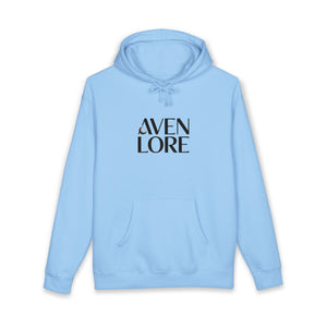Aven Lore Hoodie — Minimalist Logo Pullover with 3D Block Back Design