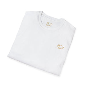 Floral Crest T-Shirt — Vintage Rose Back Print