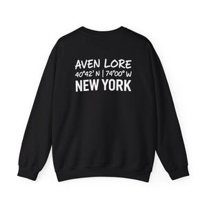 Crewneck Sweatshirt — Aven Lore New York Coordinates Crew
