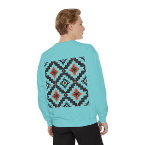 Aven Lore Heritage Geometric Pattern Sweatshirt