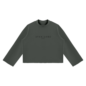 The Weaver — Heavyweight Raw-Edge Mock Neck