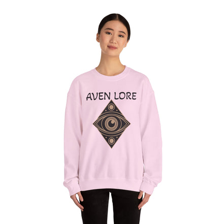 Aven Lore Crewneck Sweatshirt — Mystical Eye Graphic Pullover